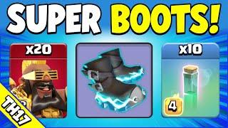 Electro Boots + Super Hogs = WOW!!! TH17 Attack Strategy (Clash of Clans)