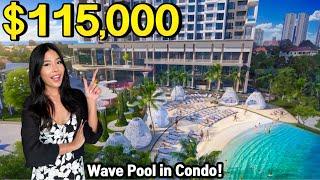 $115,000 (3.9M THB) Unbelievable Facilities! Pattaya Oceanview Condo 850M from Beach, Upcoming 2027