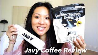 Trying Instant Protein Coffee by Javy & Unboxing! Super Easy Low Calorie Iced Coffee Recipe at Home!