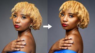 Quick and Easy Portrait Retouching For Beginners | Skin Retouching Tutorial