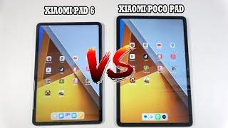 Xiaomi Pad 6 vs Poco Pad | SpeedTest and Camera comparison