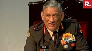 COAS General Bipin Rawat Addresses Media