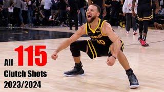 All 115 NBA Clutch Shots, Game Winners and Buzzer Beaters of 2023/2024