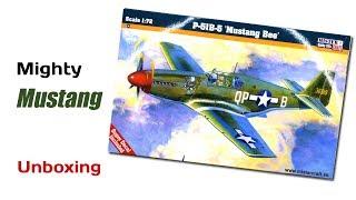 Mighty Mustang! Unboxing the Mistercraft P51-B Mustang in 1/72 Scale