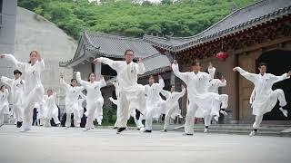 Wushu performance by student