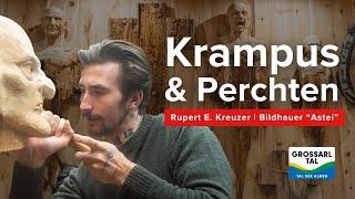 Großarltal persönlich:  Krampus & Perchten von Bildhauer Rupert E. Kreuzer