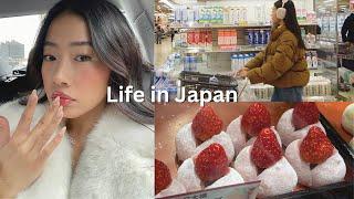 LIVING IN JAPAN ౨ৎ grocery shopping after work, kamakura day trip, ichigo daifuku