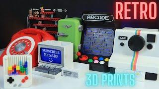 RETRO 3D Prints | Cool Things to 3D Print