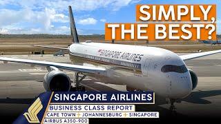 SINGAPORE AIRLINES Business Class ⇢【4K Trip Report Cape Town to Singapore】 CONSISTENTLY Great!