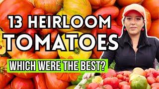 Reviewing 13 Heirloom Tomatoes - Which Was The Best? #garden #gardeningtips #tomato #plants #grow