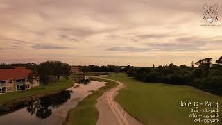 Hole 13 at Bonita Fairways Golf Club in Bonita Springs, Florida