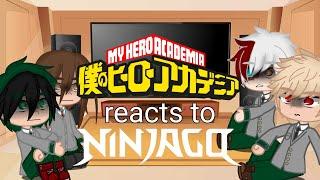 mha reacts to Ninjago//Ninjago+mha//