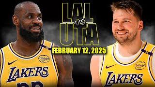 Los Angeles Lakers vs Utah Jazz Full Game Highlights - February 12, 2025 | NBA Regular Season