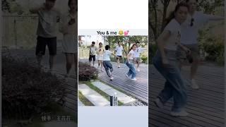 Le : My Bestie making reels in public like this 
