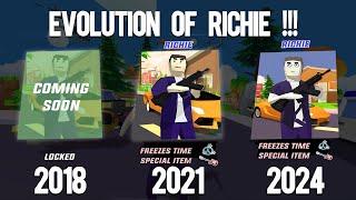 Evolution of Richie In Dude Theft Wars 2017 - 2024 !!! 