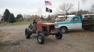 Dad's Doodlebug, the Rat Rod shop tractor