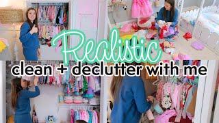 Realistic Closet Declutter With Me | Realistic Cleaning Motivation