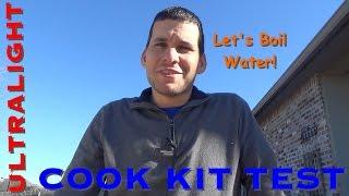 Ultralight Backpacking Cookset Demo - Toaks 750mL Pot