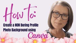 How To Create a Profile Photo Background