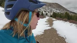 Climbing Boreas Pass, CO on the Great Divide Mountain Bike Route