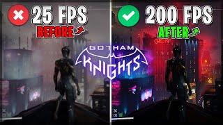 Gotham Knights: SECRETS for MAX FPS on ANY PC!