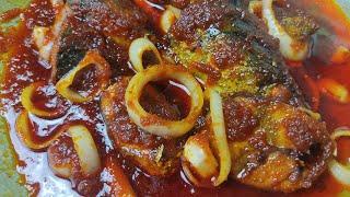 IKAN TONGKOL MASAK SAMBAL/SAMBAL IKAN TONGKOL PEDAS