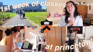 FIRST WEEKS OF CLASSES AT PRINCETON! *what it's REALLY like*