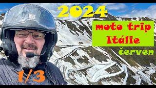 Moto Trip 2024 Itálie 1.díl transport z Česka do Itálie