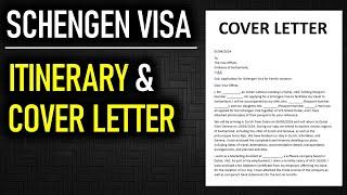 How to write Cover Letter & Itinerary for Schengen Visa application