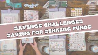 Savings Challenges | Saving for Sinking Funds | Cash Stuffing | Making Saving Fun!