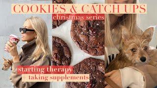 healthy cookies  & a catch up | a *realistic* day in the life