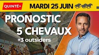 Pronostic Quinté+ PMU MARDI 25 JUIN 2024  : 5 Chevaux + 3 Outsiders Auteuil  Prix d'Achères 