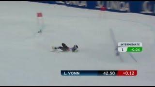 Vonn Crashes in Schladming Super G - USSA Network