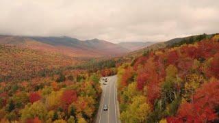 Drone Captures Vibrant Fall Foliage in New Hampshire