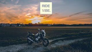 [RIDE VIBE] Sunset motorcycle ride in Düsseldorf | Hidden nature gems at the Rhein