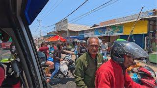 Driving through the City of  MAUMERE Flores