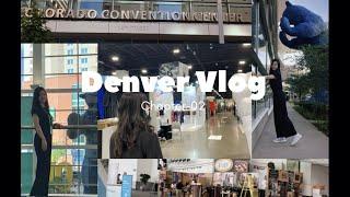 Denver Travel Vlog【02】| Work in Denver | Colorado Convention Center | Big Blue Bear