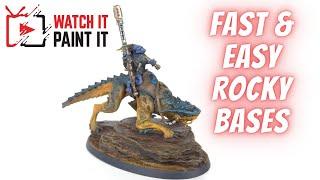 Easy Rock Bases for Miniatures | Warhammer 40k & Age of Sigmar