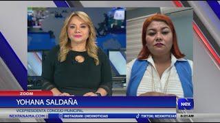 Yohana Saldaña da detalles del desfile de navidad en Arraiján