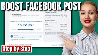 How To Boost Facebook Post | Boost Facebook Page (step by step)