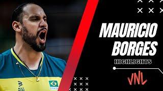 Mauricio Borges HIGHLIGHTS | Brazil   Serbia  | Men's Volleyball VNL 2024