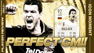 DO THE SBC?? FIFA 21 ICON MOMENTS BALLACK 92 PLAYER REVIEW - BALLACK 92 GAMEPLAY FUT 21