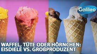 500 handgedrehte Waffeln pro Tag! Eisdiele vs. Großproduzent: Ein Blick in die Welt der Eiswaffeln