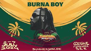 Headliner Release: Burna Boy kommt zum Summerjam 2024!