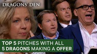 Top 5 Deals Where 5 Dragons Made An Offer | Dragons' Den