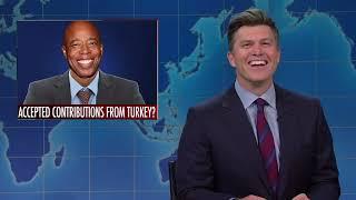 SNL Weekend Update Mocks Trump Vs Joe Biden Election Run “Elder Abuse” & Likens Bout To ‘Bumfi