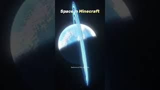 Space in real life vs Space in Minecraft (Builds by ChrisDaCow) #vs #minecraft #space