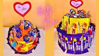 DIY Chocolate Bouquet | Diary Milk Chocolate Bouquet Cake | Valentines/Birthday Gift Idea