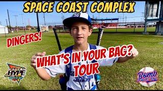 USSSA Space Coast Complex tour | Whats in your bag? | Game footage | Easton Hype Super NIT dingers