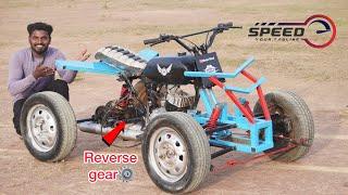 Making quad bike | using Suzuki bike  பறக்குறோம் பறந்தே ஆகுறோம்  #metalmind #atv